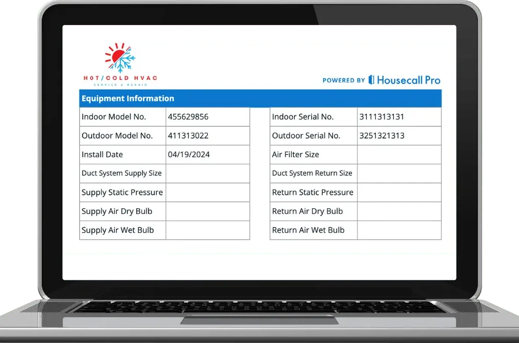 HVAC Equipment Startup Checklist Template (Free Download) | Housecall Pro